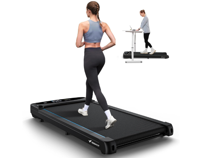 MERACH Walking Pad Treadmill for Home, Under Desk Treadmill, Walking Treadmills 3 in 1